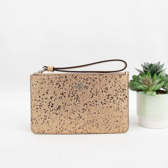 NWT Coach Star ⭐️ Glitter Wristlet - Picture 1 of 7